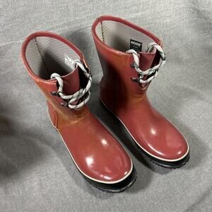 BOGS Urban Farmer Red Waterproof Boots Womens 10